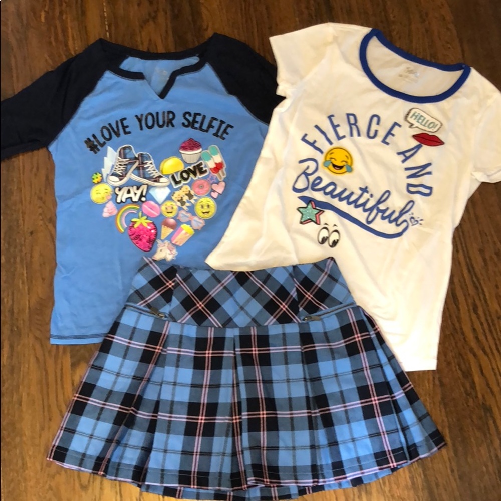 Bundle Justice two tops,skorts
